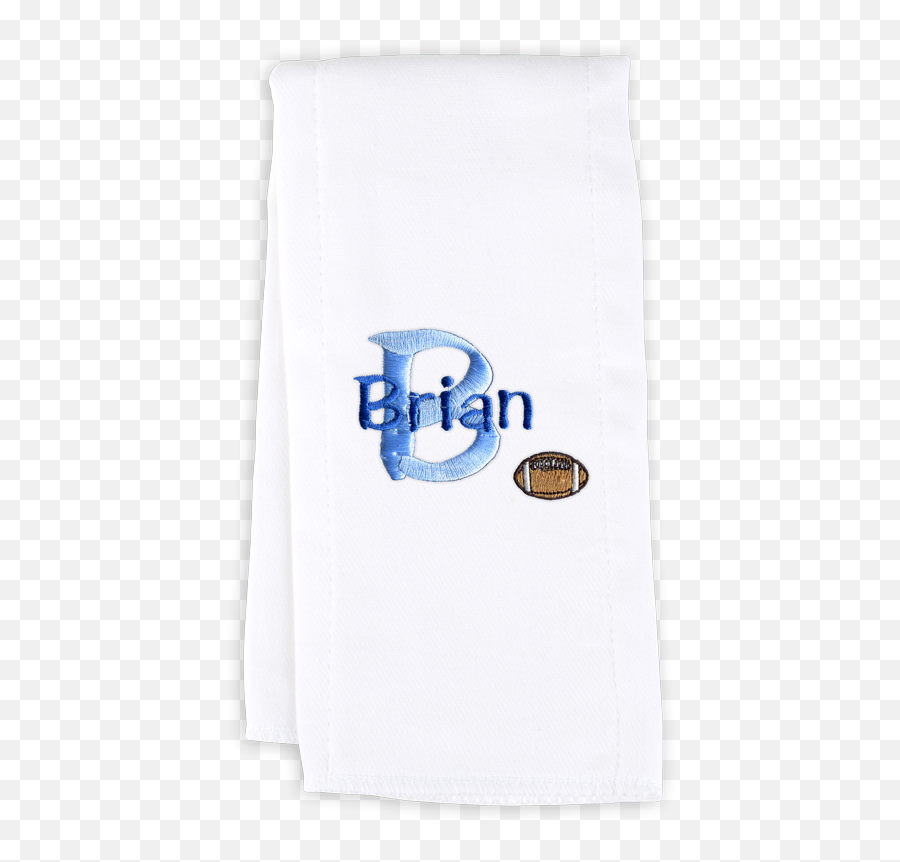 Personalized Burp Cloth Football - Beach Towel Emoji,Tennessee Football Emojis