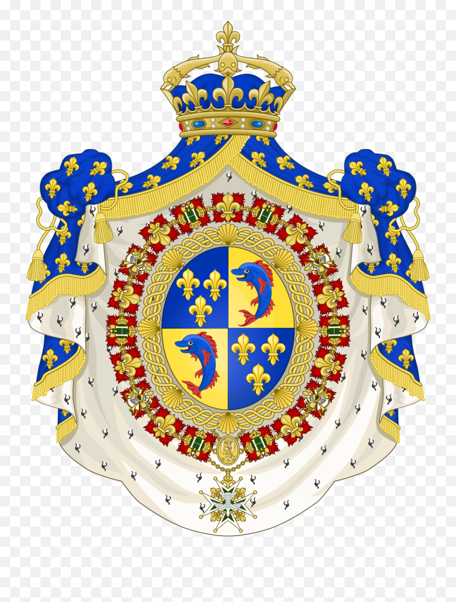 Dauphin Of France - Kingdom Of France Emblem Emoji,Prince Crown Emoticon