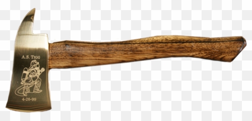 Small Brass Firefighter Presentation Axe - Brass Firefighter Axe Emoji,Axe Emoticon Facebook