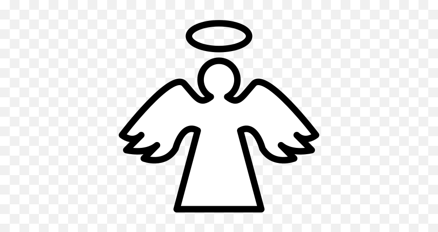 Angel Free Icon Of Selman Icons - Icono De Angel En Png Emoji,Angel Emoticons For Facebook