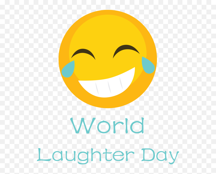 World Laughter Day Smiley Emoticon Logo For Laughter Day For - Happy Emoji,Cat Laughing Emoticon