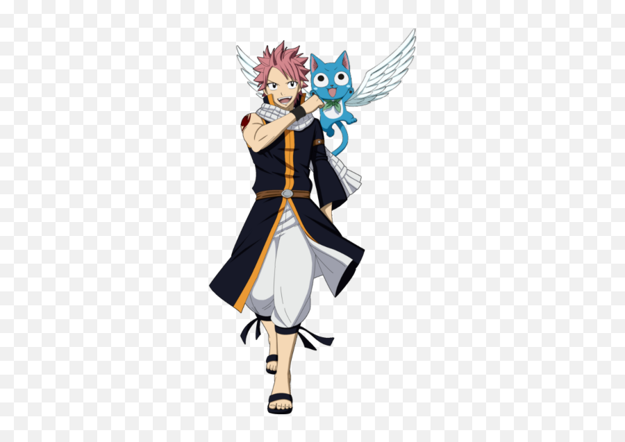 Pet And Animal Companion Tropes - Natsu Dragneel Clothes Emoji,Anime About Linked Emotions