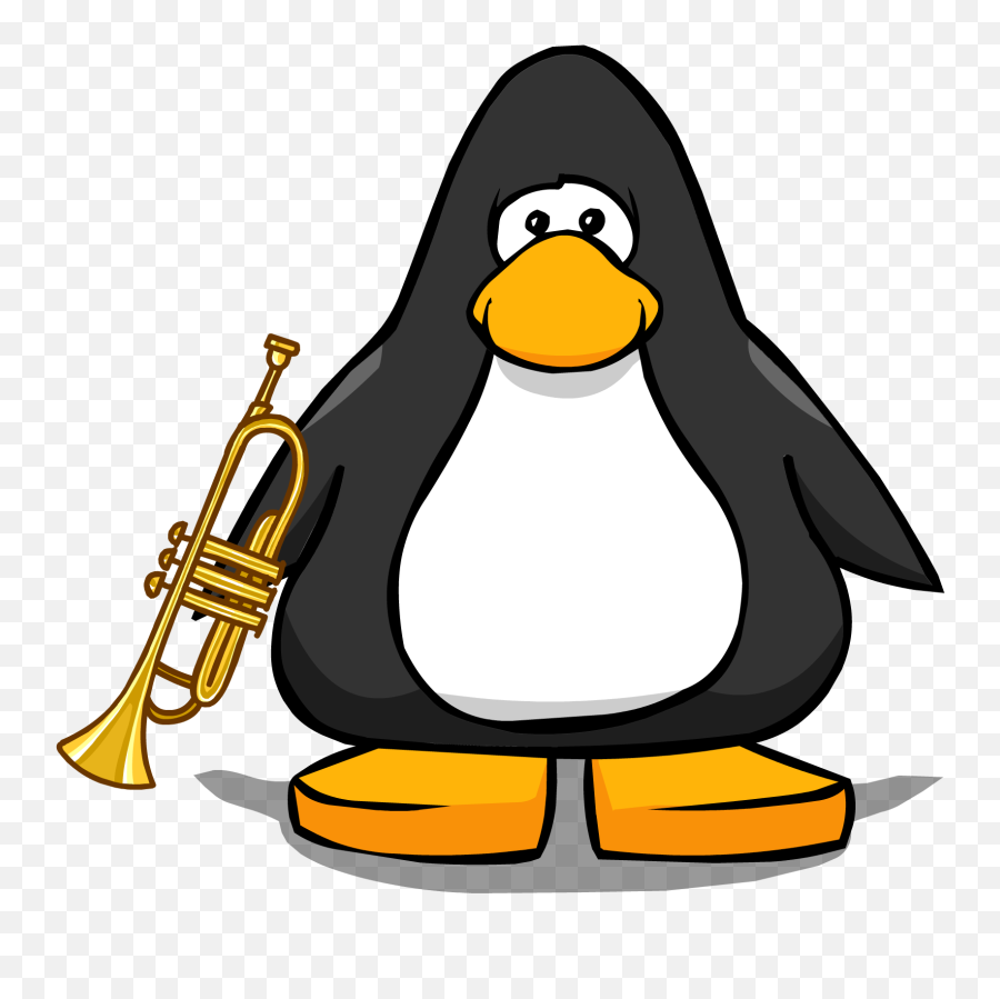Trumpet Club Penguin Wiki Fandom - Club Penguin Beta Hat Emoji,Trombone Emoji