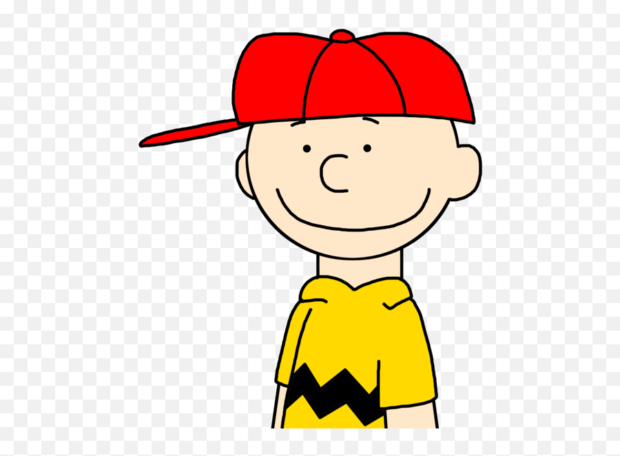 Charlie Brown With Red - Charlie Brown Character With Hat Charlie Brown With Cap Emoji,Download Charlie Brown Halloween Emoticons
