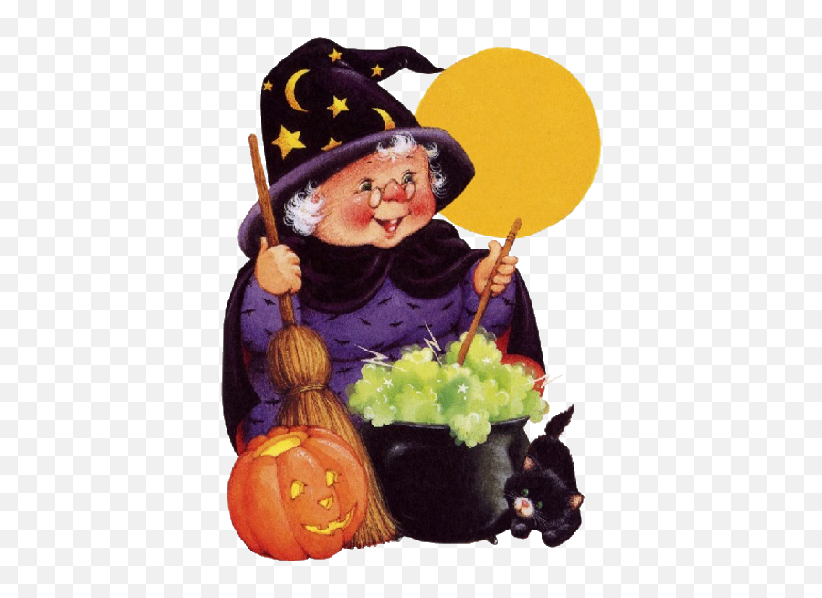Clip Art Witchcraft Halloween Gif - Witch Png Download 600 Halloween Gif With Transparent Emoji,Emoticon Witch And Cauldron Gif