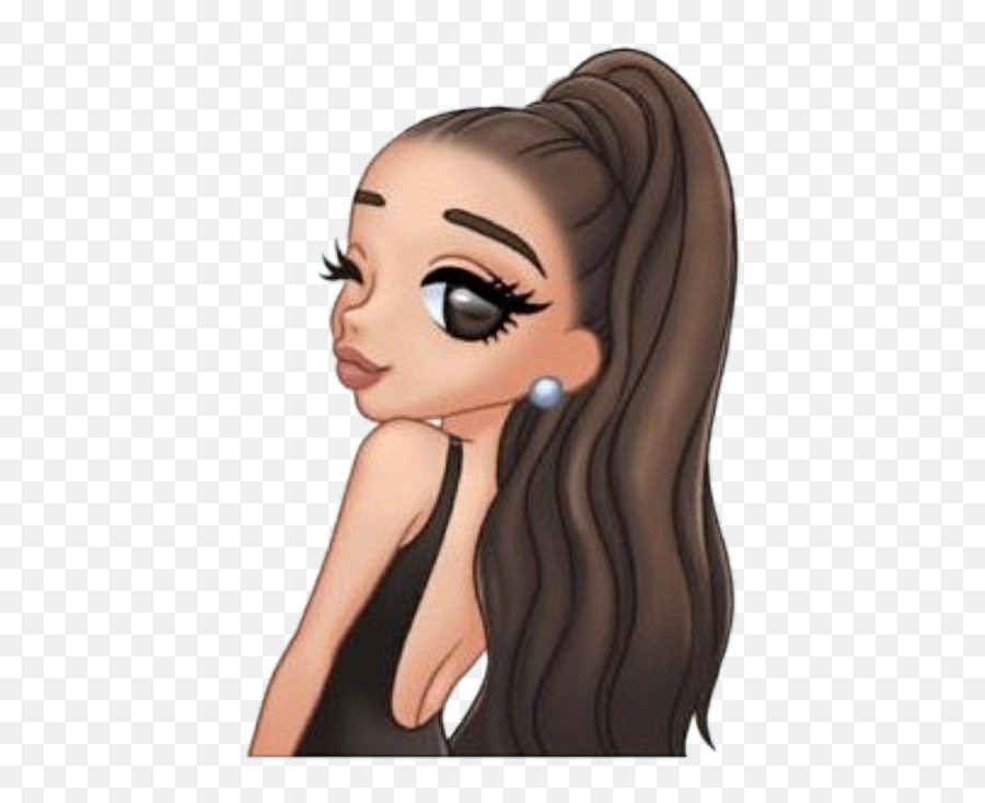 Cartoon - Ariana Grande Emoji Png,New Ios Emojis 11.4.1