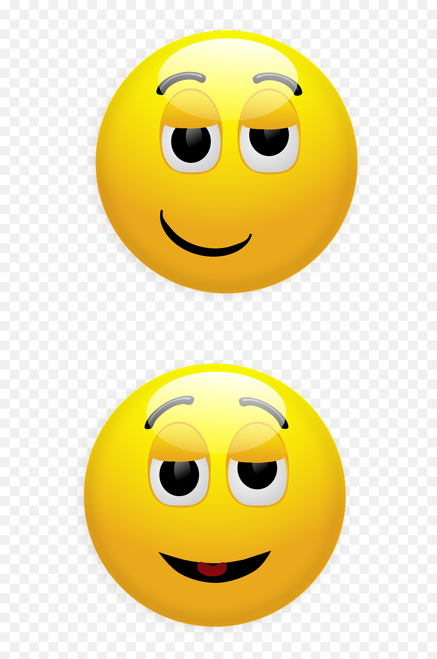 Smiley Smirk Relieved - Emot Lega Emoji,Smirk Facebook Emoticon