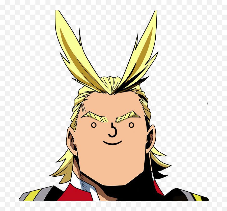 All Might Face Transparent U0026 Free All Might Face Transparent - All Might Meme Face Emoji,Lenny Emoji