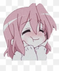 Anime Senpai Cutie Sticker By Møønlight - An8me Profile Emoji,Girl Sketch Emotion