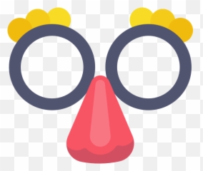 Clown Nose Png Background Image Png Arts - Clown Glasses With Nose Png Emoji,Nose And Glasses Emoji