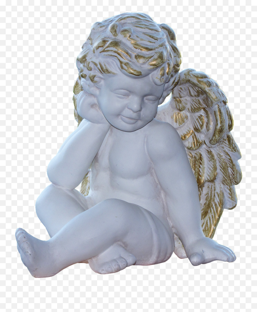 Angel Wing Little - Hd Patung Malaikat Emoji,Emotions Physical Guardian Angel