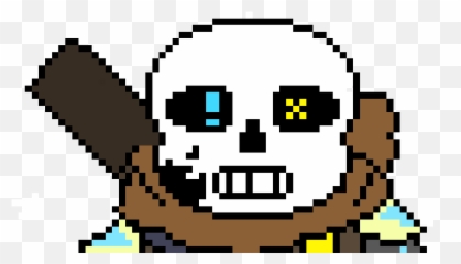 Pixel Art Gallery - Ink Sans Head Emoji,I M Watching You Emoticon