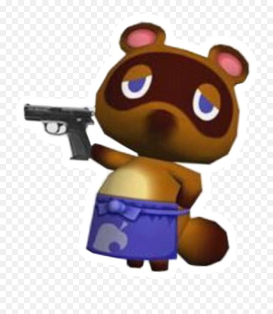 The Most Edited - Tom Nook Animal Crossing Apron Emoji,Tom With A Gun Emoji