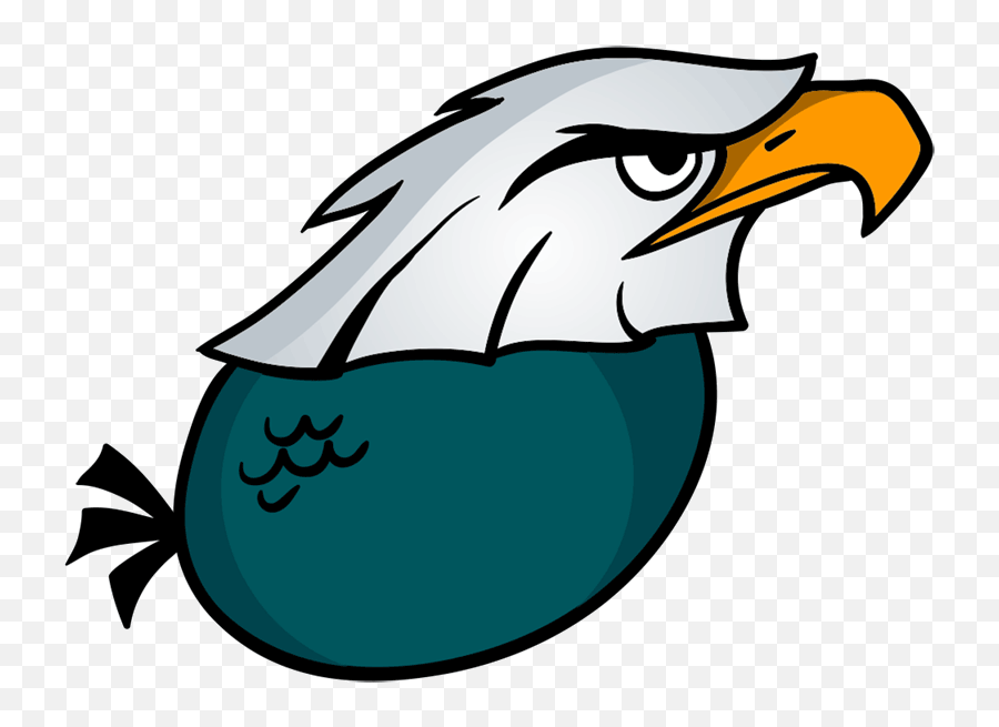 Cartoon - Easy To Draw Everything Easy Draw Philadelphia Eagle Emoji,Nighty Emoticon