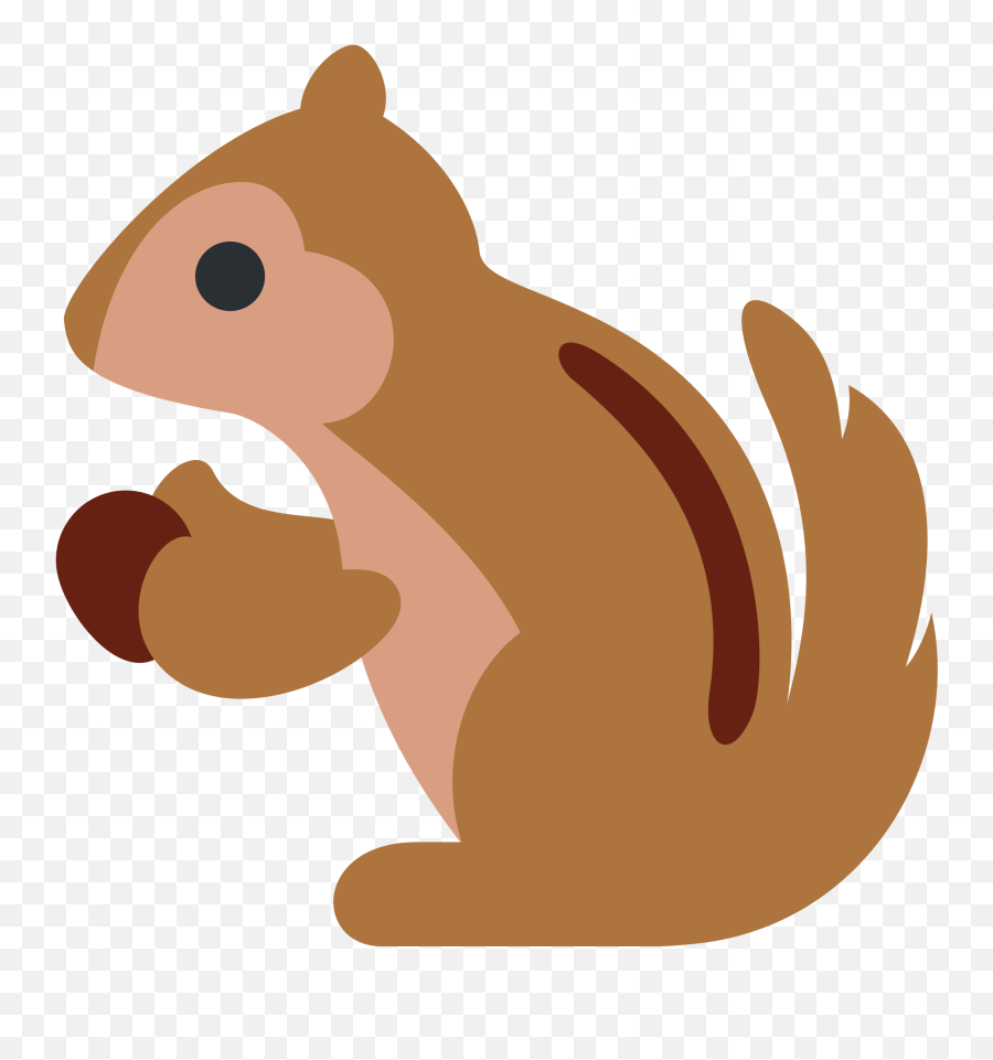 Chipmunk Emoji Ardilla - Clip Art Library Squirrel Clipart Png,Herb Emoji