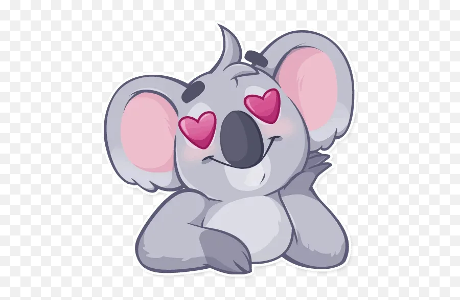 Koala Chucku201d Stickers Set For Telegram Emoji,Koala Emoji Pack