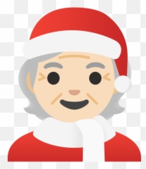 U200dmx Claus With Light Skin Tone Emoji,Skin Tone Emoji