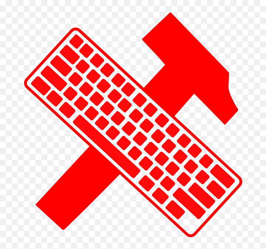 Free Clip Art Workers Unite - Hammer And Keyboard By Worker Emoji,Cccp Emoji