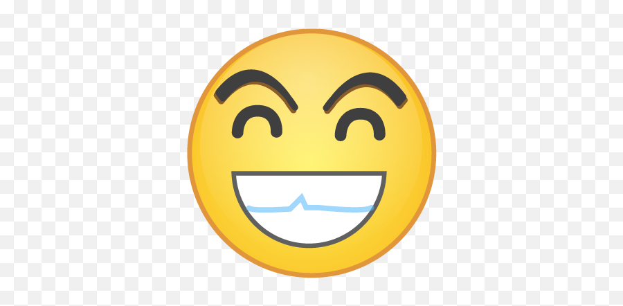 Download Hd Emotion01 - Wide Grin Emoji,Laughing Emotion