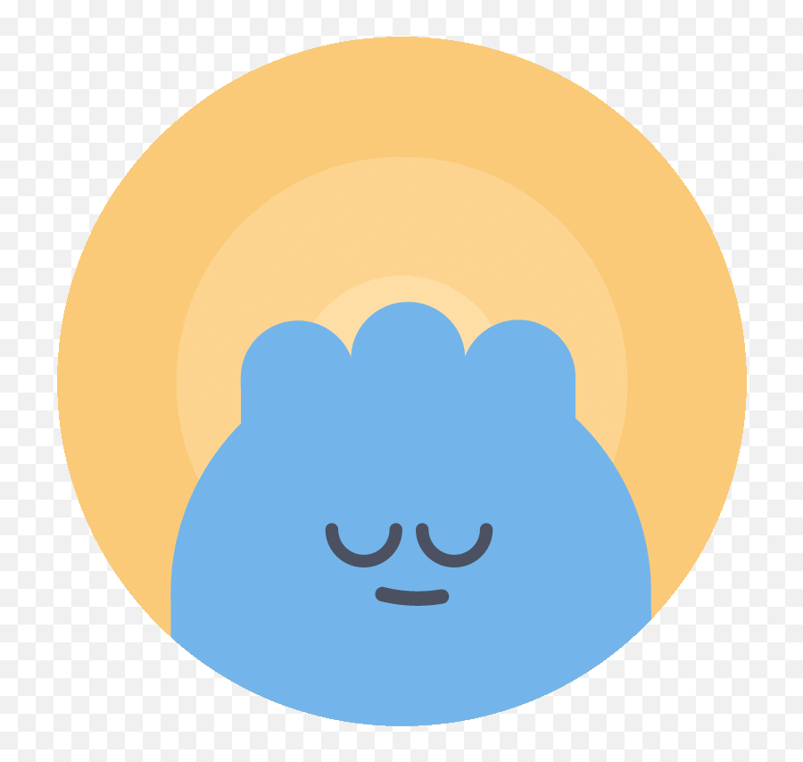 Meditation - Headspace Calm Meditation Gif Transparent Emoji,Control Your Emotions Gif