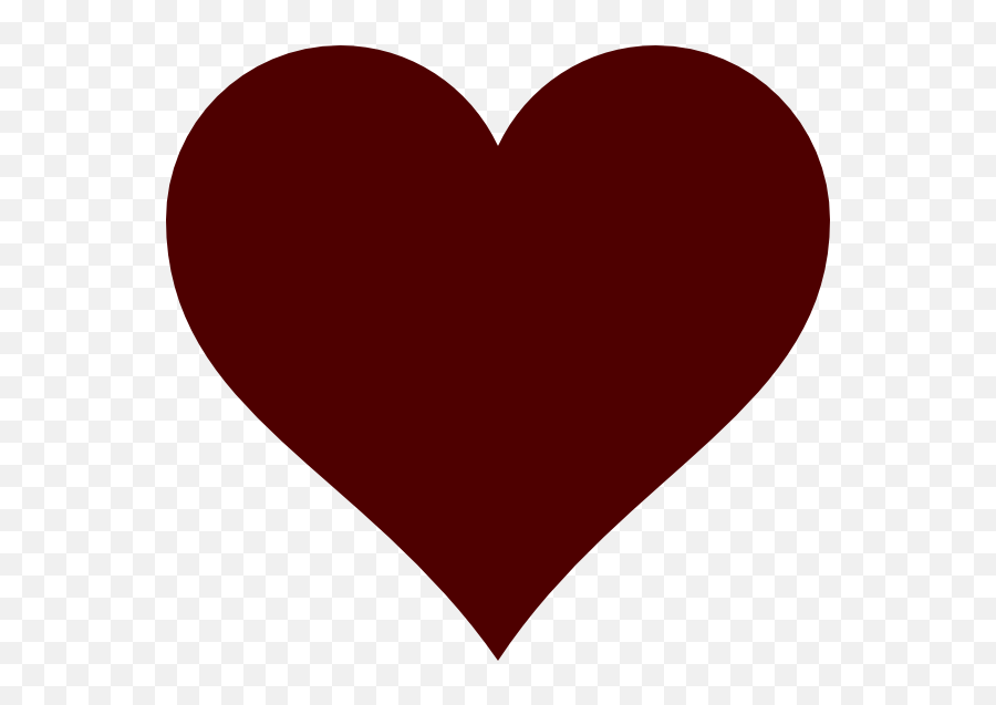 Maroon Heart Clip Art At Clkercom - Vector Clip Art Online Girly Emoji,Small Heart Emoji