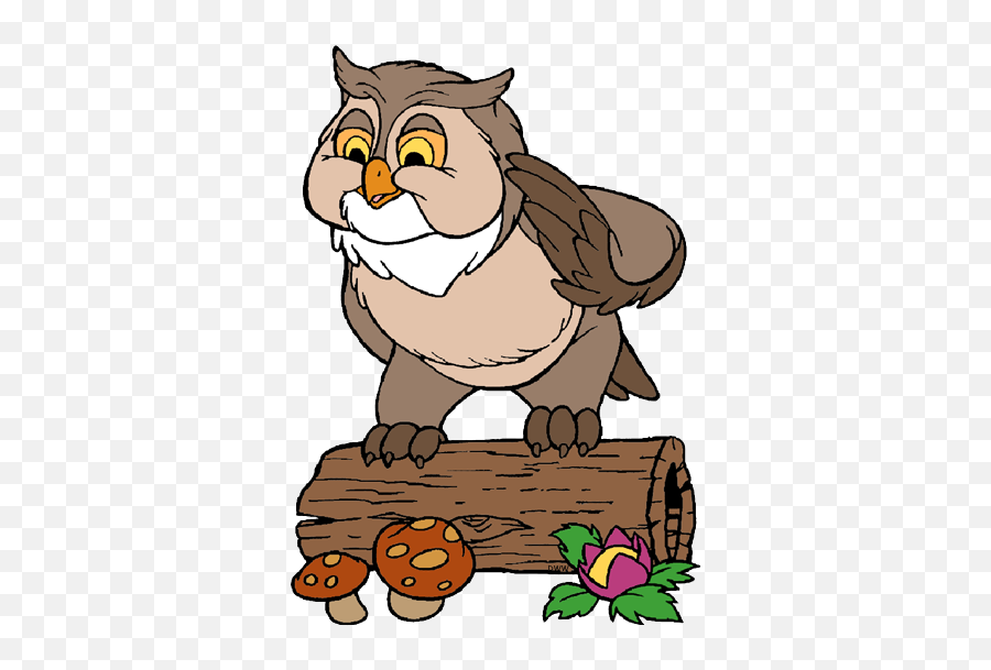 Chipmunk Clipart Bambi Character - Owl From Bambi Emoji,Disney Bambi Emoji