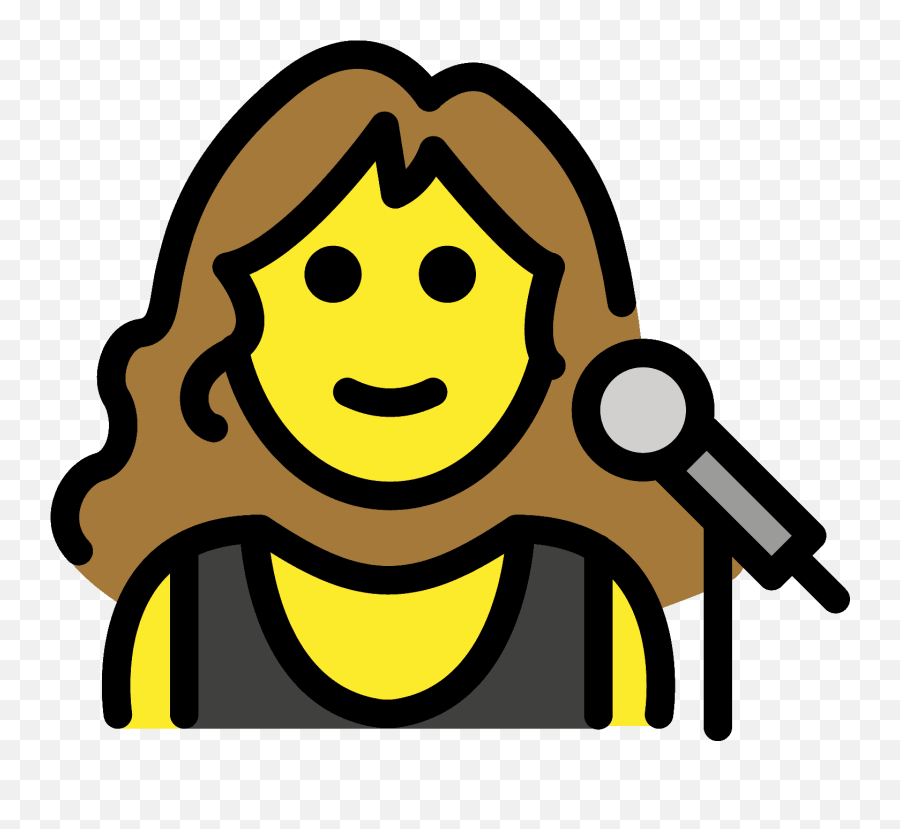 Woman Singer Emoji Clipart - Taste Of Thai,Actor Emoji