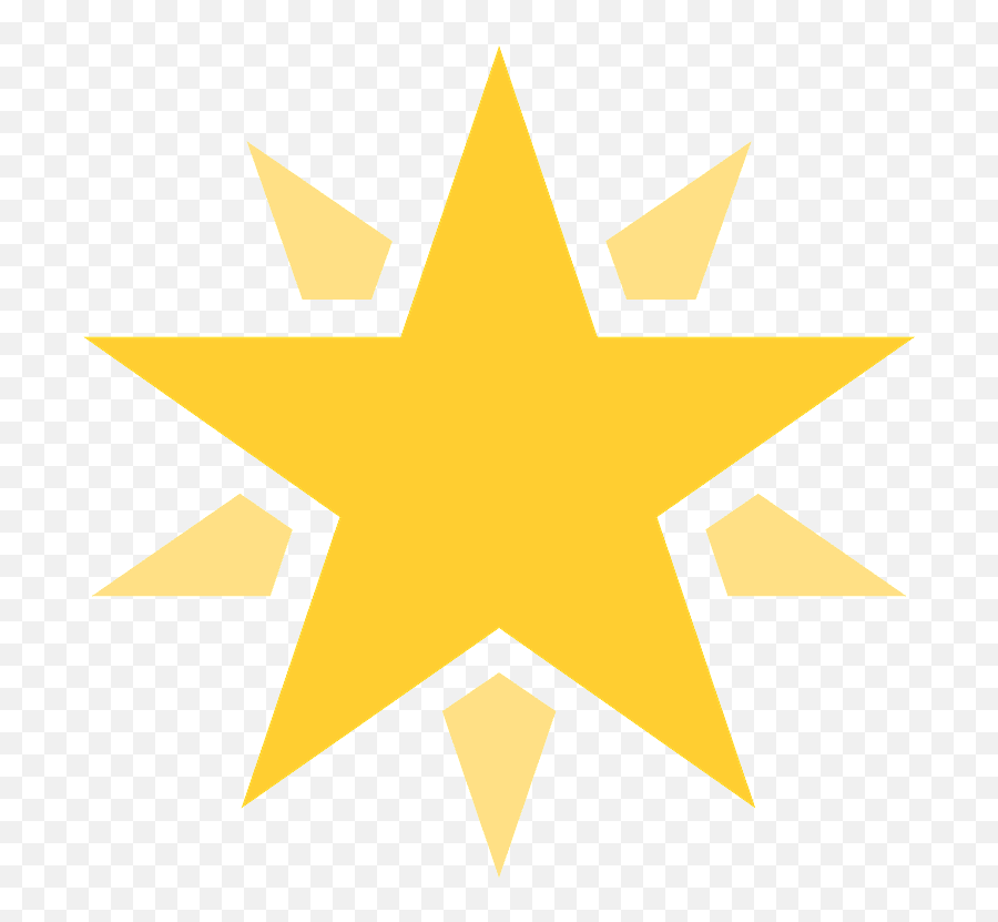 Glowing Star Emoji Clipart - Taiwan Flag,Transparent Sparkle Emoji