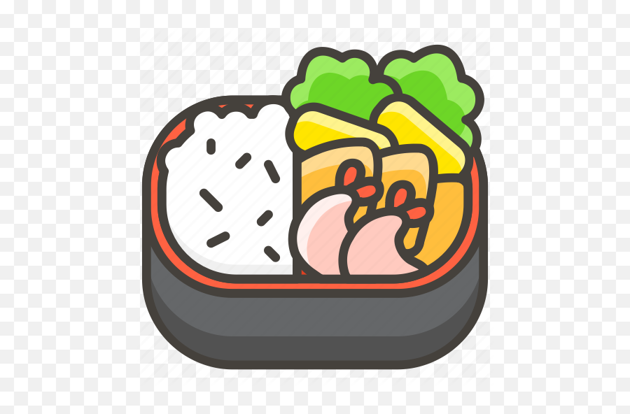 1f371 Bento Box Icon - Lunch Box Icon Png Emoji,Bento Box Emoji