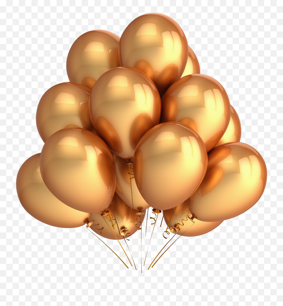 Balloon Clipart - Gold Balloons Clipart Emoji,Emoji Balloons Wholesale