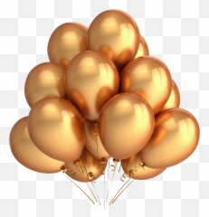 Balloon Clipart - Gold Balloons Clipart Emoji,Emoji Balloons Wholesale