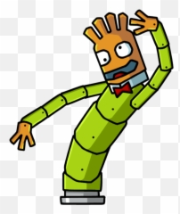 Hello Clipart Wave Hand Hello Wave - Wacky Wavy Inflatable Tube Man Png Emoji,Wavy Emoji Hat