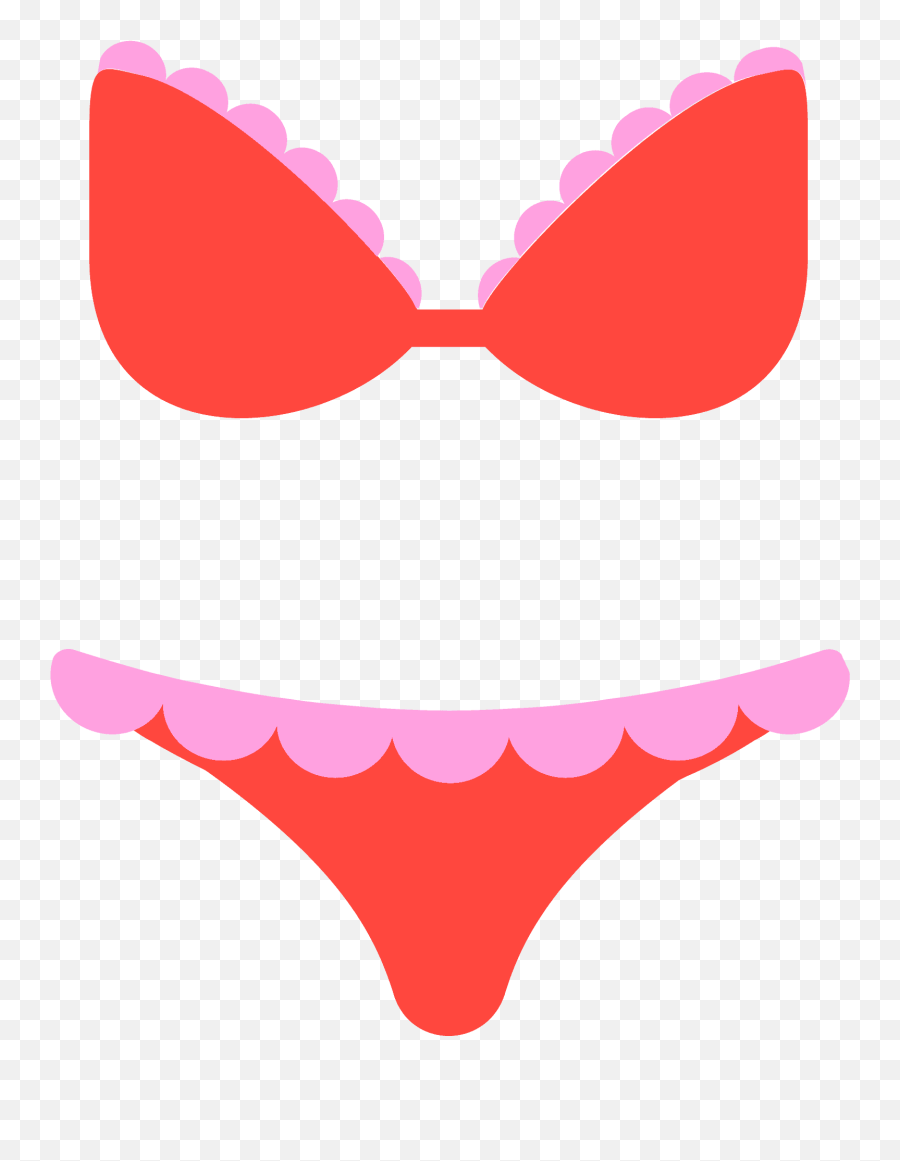 Bikini Emoji Clipart Free Download Transparent Png Creazilla - Traje De Baño Png,Stone Face Emoji