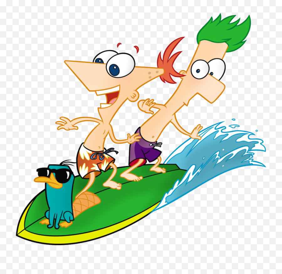 Phineas And Ferb With A Platypus Emoji,Phineas And Ferb Jeremy Character Emotions