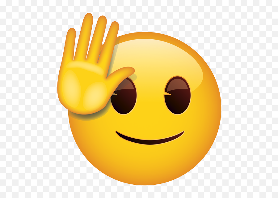 Official Brand - Happy Emoji,Waving Emoticon