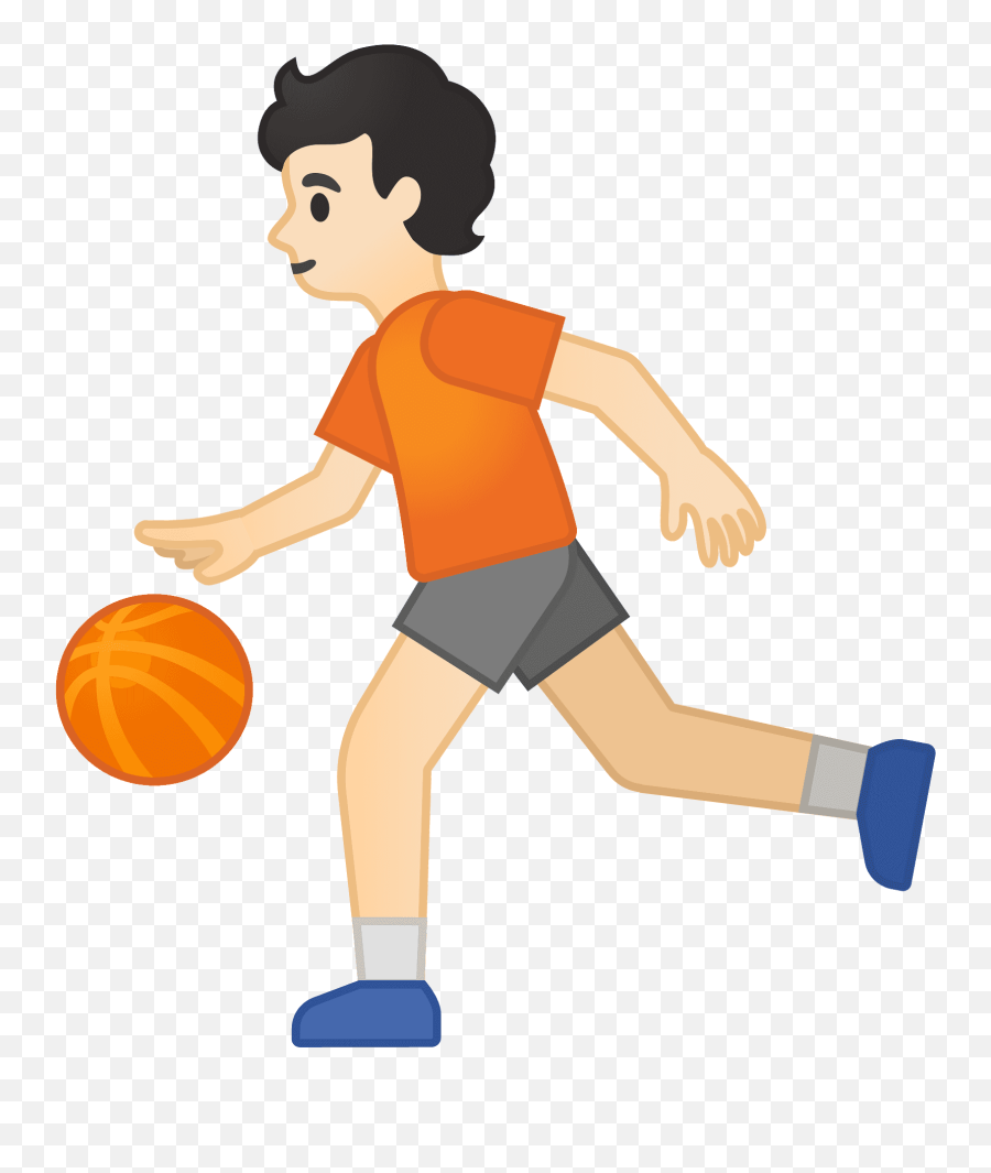 Person Bouncing Ball Emoji Clipart - Bouncing The Ball Clipart,Balls Emoji