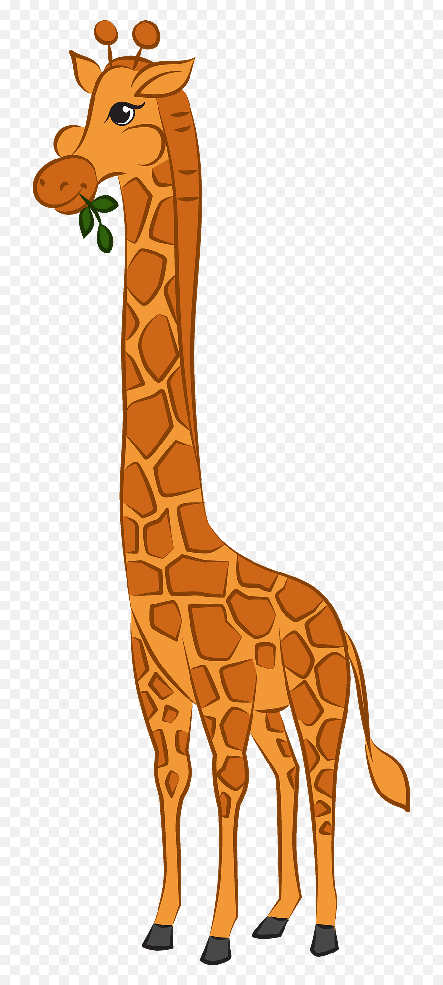 Giraffe Clipart - Giraffe Clipart Creazilla Emoji,Giraffe Emoji