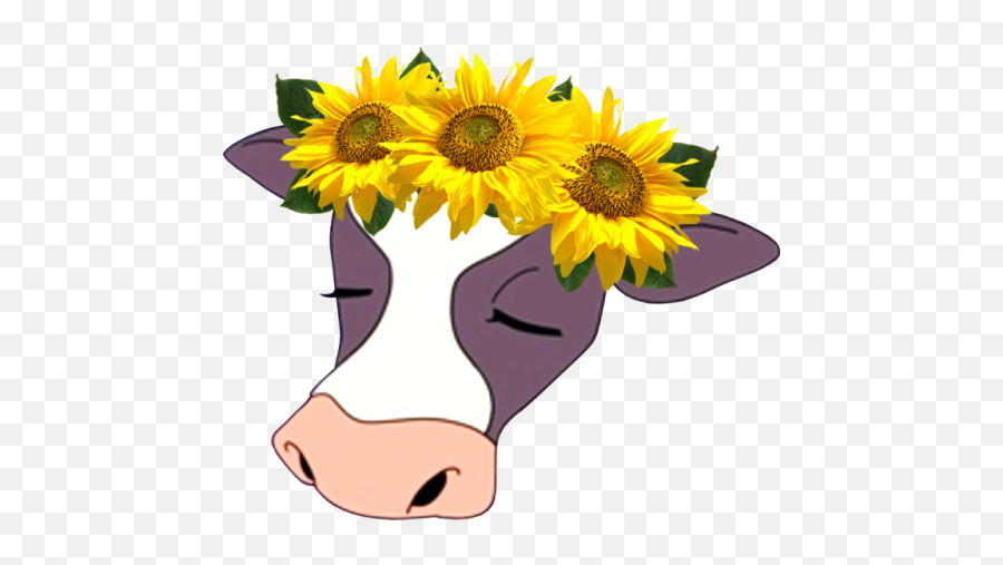 Cattle Computer Icons Tumblr Clip Art - Portable Network Graphics Emoji,Flower Emojis For Computer