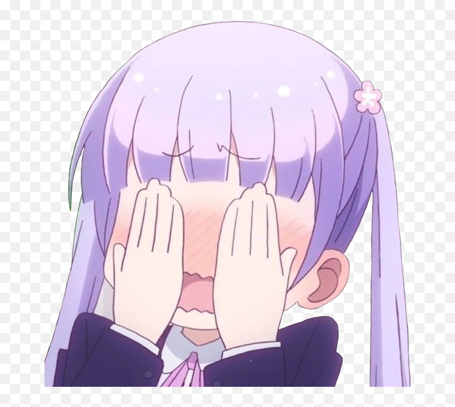 Discover Trending - Embarrassed Anime Girl Meme Emoji,Embarassed Emoji