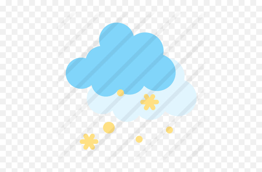 Nevado - Iconos Gratis De Clima Horizontal Emoji,Emoticons De Nube Con Nieve Para Facebook