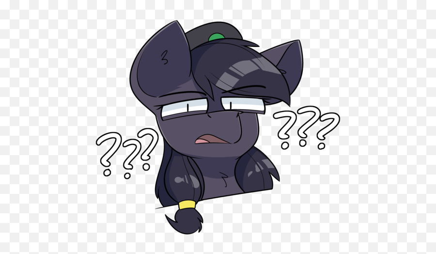 1708143 - Absurd Resolution Artistdifis Beret Confused Fictional Character Emoji,Telegram Sticker Emotions