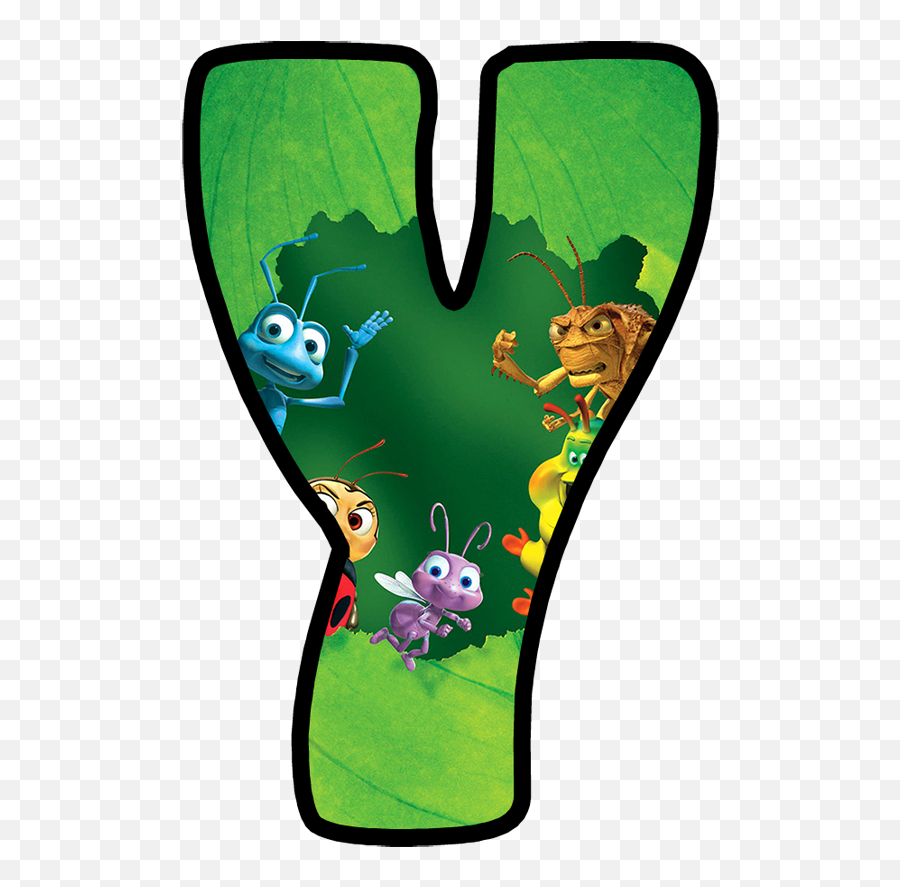 Buchstabe - Letter Y Abc Cartoon Kindergarten Art Lessons Bugs Life In Tamil Emoji,Austin Powers Emoticons