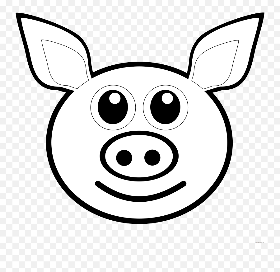 Pig Face Coloring Pages Pig Face 7caq6bkca Png Printable - Pig Face Drawing Cartoon Emoji,Brace Face Emoji