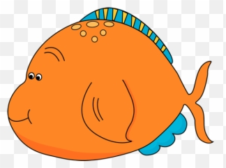 Download Fish - Cute Cartoon Orange Fish Emoji,Pirate Fish Emoticon