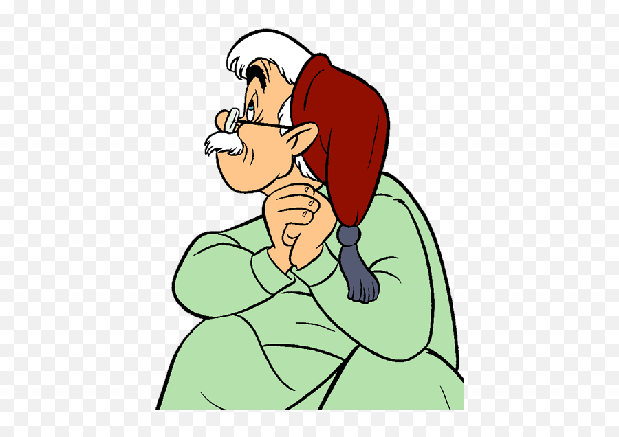 Geppetto Cartoon Disney Sticker By Nrggiulia83 - Disney Geppetto Coloring Page Emoji,Pinocchio's As Emojis