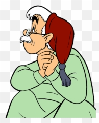 Geppetto Cartoon Disney Sticker By Nrggiulia83 - Disney Geppetto Coloring Page Emoji,Pinocchio's As Emojis