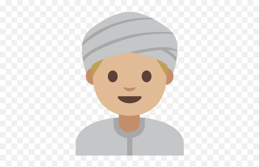 Turban And Light Skin Tone Medium Emoji,Bagel Emoji Google