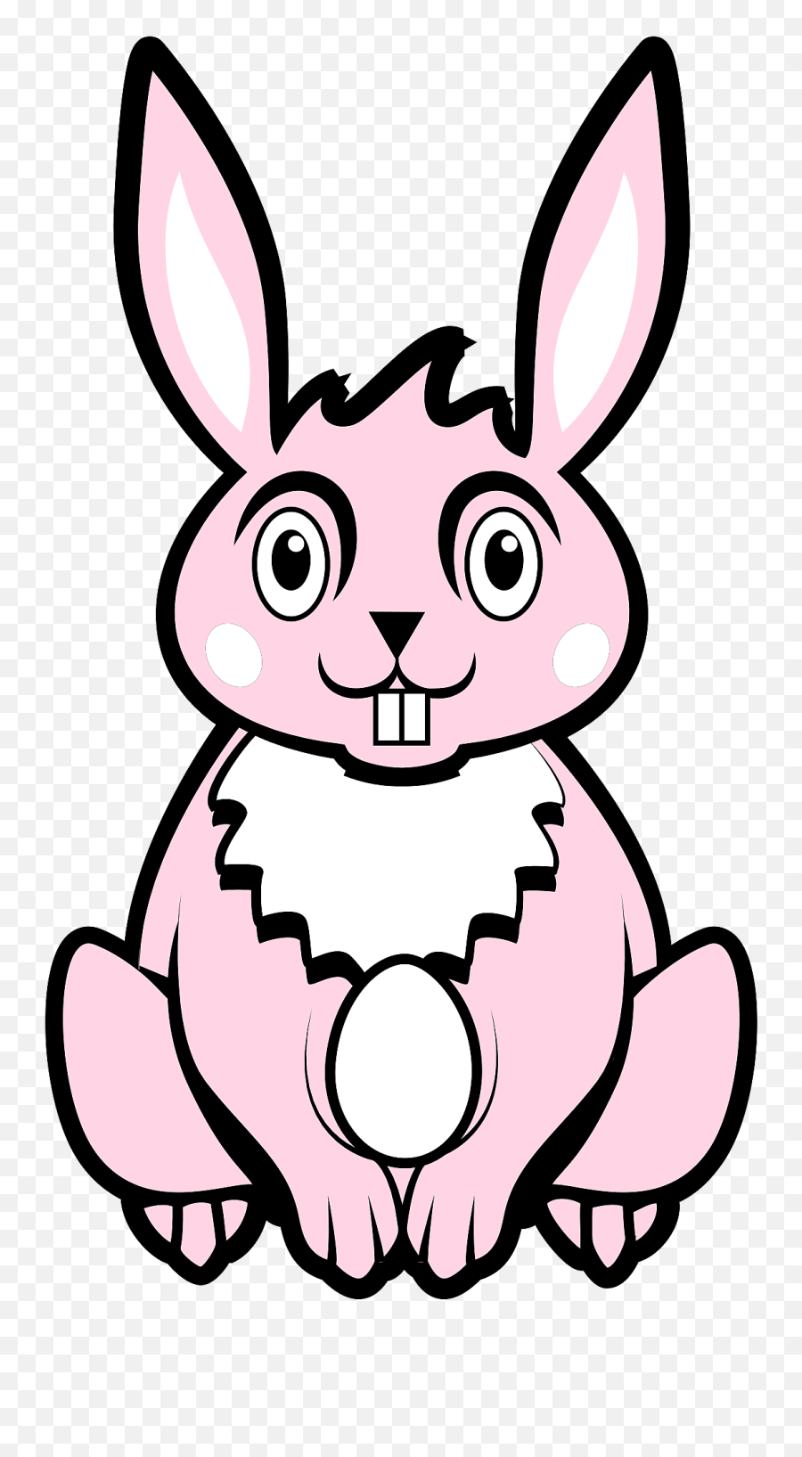 Pink Easter Bunny Clipart Free Download Transparent Png - Clip Art Emoji,Easter Basket Emoji