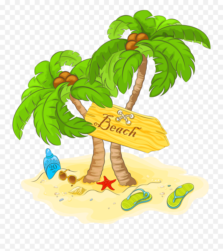 Download Hd Recent Updates Clip Art Freeuse Stock - Summer Transparent Background Summer Beach Clipart Emoji,Beach Ball Emoji Transparent