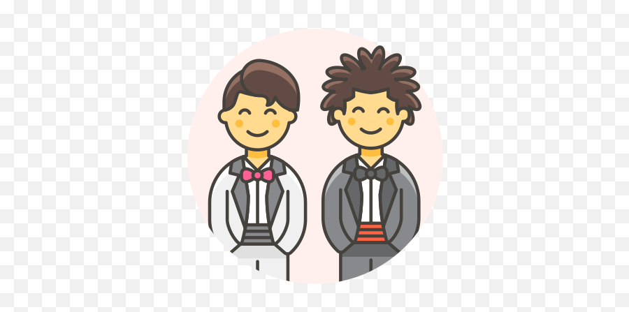 Gay Wedding Free Icon Of Lgbt - Casamento Gay Png Emoji,Gay Wave Emoticon